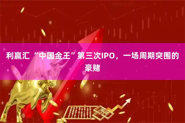 利赢汇 “中国金王”第三次IPO，一场周期突围的豪赌